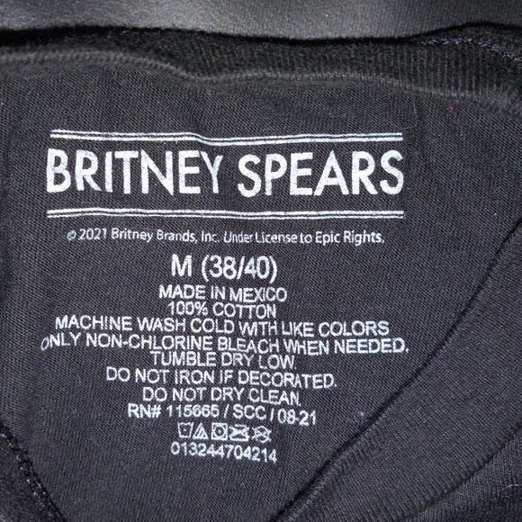 BRITNEY SPEARS "Baby One More Time" Graphic Short Sleeve Tee Women's Siz… - Picture 3 of 7